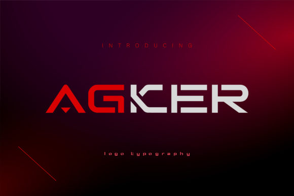 Agker: A Bold Display Font for Handmade Creators