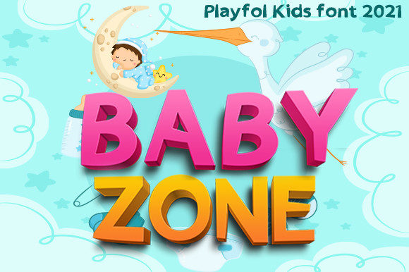 Baby Zone: A Playful Display Font for Warm Editorial Moments