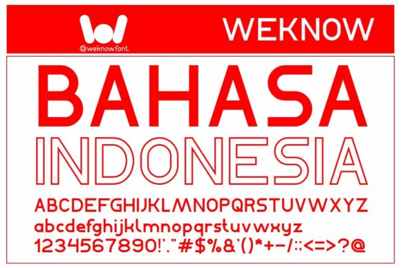 Bahasa Indonesia: A Bold Display Font That Anchors Brand Identity