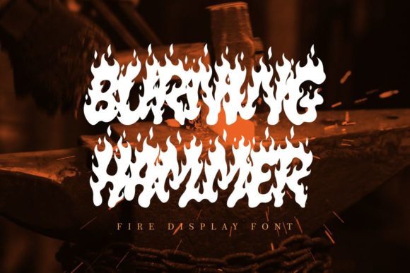 Burning Hammer: A Display Font That Anchors Editorial Mood