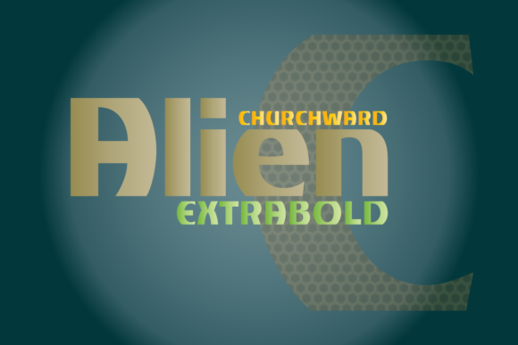 Churchward Alien: A Bold Display Font for Standout Web Headlines