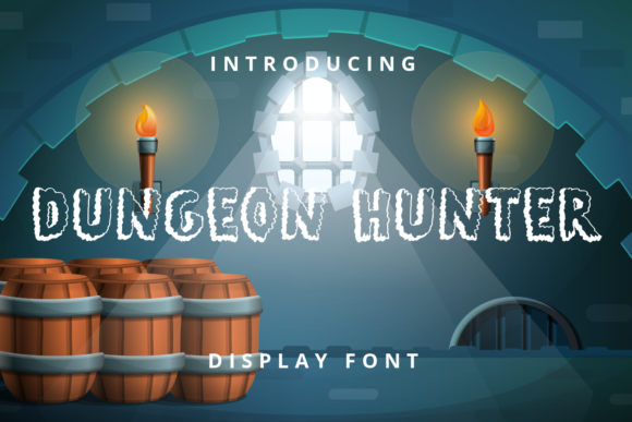 Dungeon Hunter Display Font for Handmade Creations