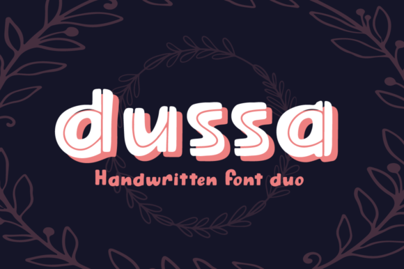 Dussa: A Playful Display Font That Feels Like a Creative Spark