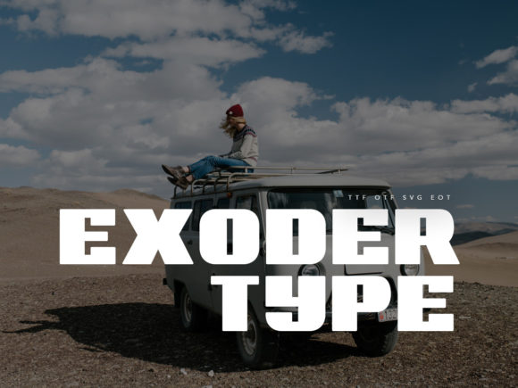 Exoder: A Modern Display Font That Elevates Small Business Branding