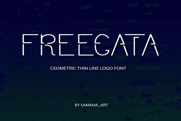 Freegata: A Geometric Display Font That Just Works