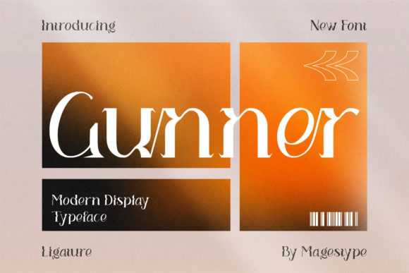 Gunner: A Whimsical Display Font That Elevates Real Small Business Branding