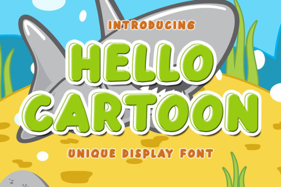 Hello Cartoon: A Playful Display Font for Joyful Branding