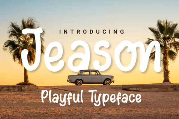 Jeason: A Playful Display Font That Makes Handmade Products Shine