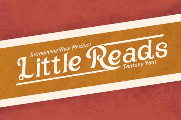 Little Reads: A Bold Vintage Display Font for Crafters