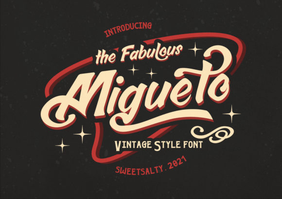 Migueto: A Bold Display Font for Small Business Branding