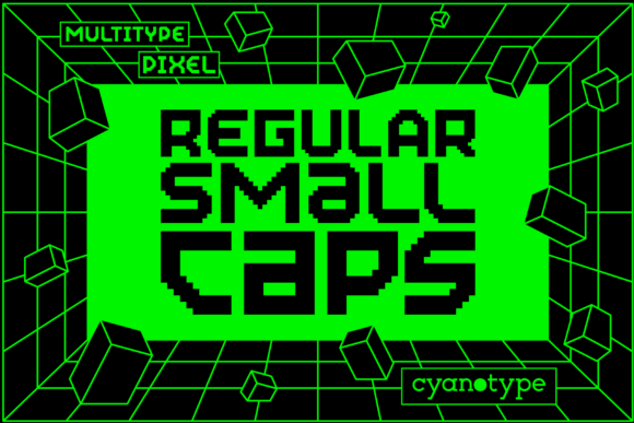 MultiType Pixel: A Distinctive Display Font for Digital Design