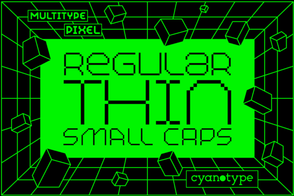 MultiType Pixel Thin: A Display Font That Adds Personality to Your Brand