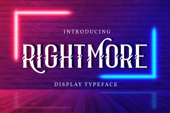 Rightmore: A Display Font That Anchors Editorial Mood