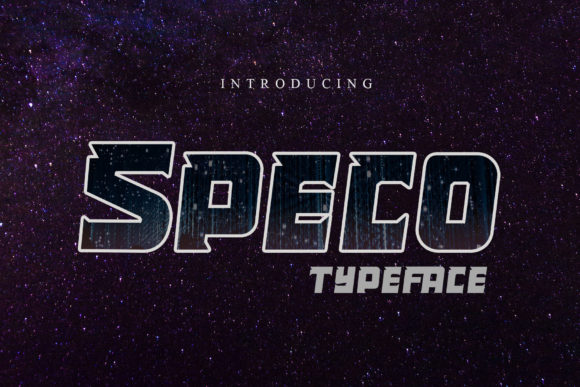 Speco: A Bold, Robotic Display Font for Standout Branding