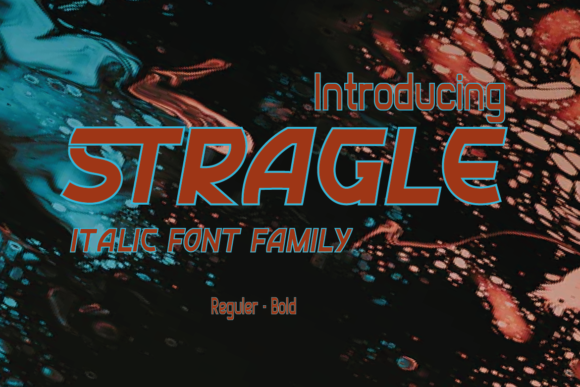 Stragle: A Bold Display Font for Small Business Branding