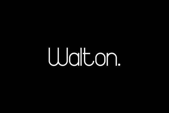 Walton: A Clean, Confident Display Typeface for Digital Brands